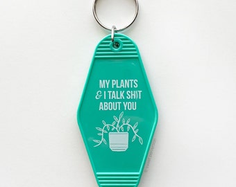 Plant Lover Keychain.
