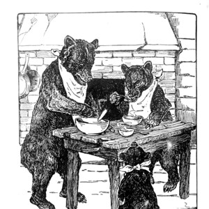 Vintage CHILDREN'S READER illustrations: 5 printable pdf downloads for collage, coloring, re-use, recombining.  B&W line art.
