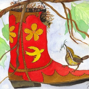 Aquarel Notitiekaarten Doos van 8