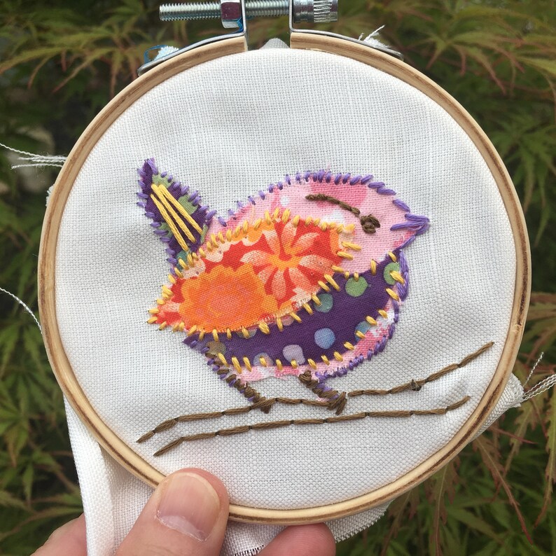 Slow Stitch Art Prescription™ Stitch Kit Textile Art Etsy