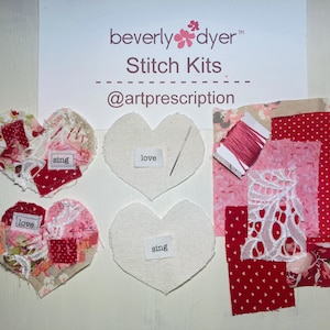 Slow Stitch: Zestaw do szycia Art Prescription™, Sztuka tekstylna, Medytacyjne szycie