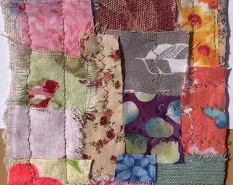 Sztuka Tekstylna, Kolaż Tkanin, Boho Patch, Widoczne Naprawy, Sztuka Powolnego Szycia