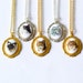 Vintage Cat Cameo Necklaces, Gold and Silver Plated 