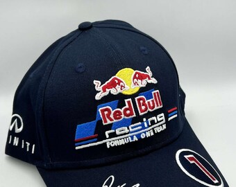 Sebastian Vettel embroidered signature RedBull cap