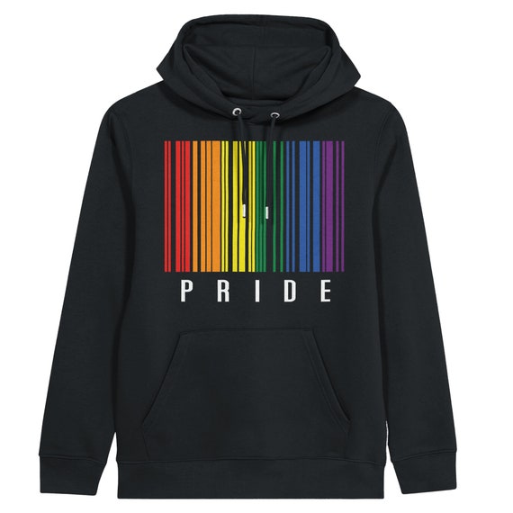Pride Bar Code Organic Unisex Pullover Hoodie