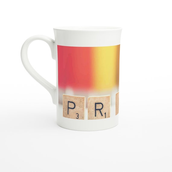 PRIDE 10oz Porcelain Slim Mug