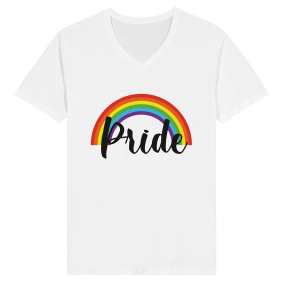 Pride Rainbow Premium Unisex V-Neck T-shirt