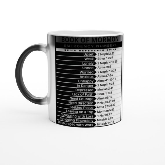 BOM Emergency Numbers Magic 11oz Ceramic Mug