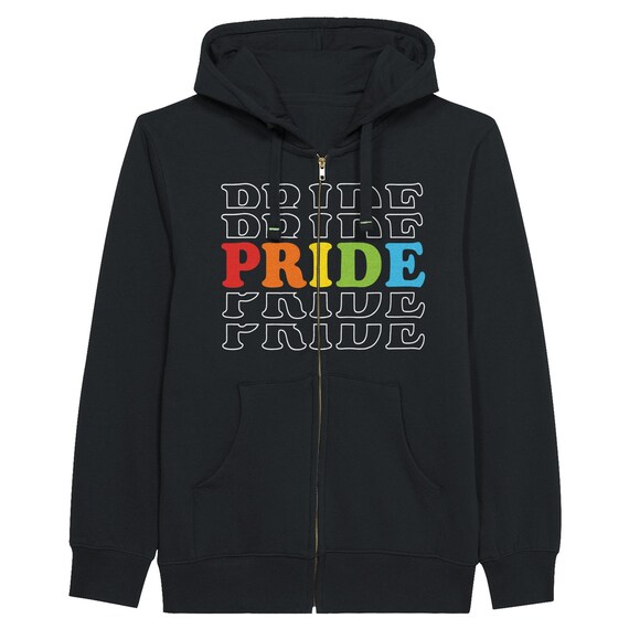 PRIDE Organic Unisex Zip Hoodie