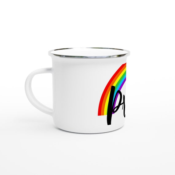 Pride Rainbow 12oz Enamel Mug