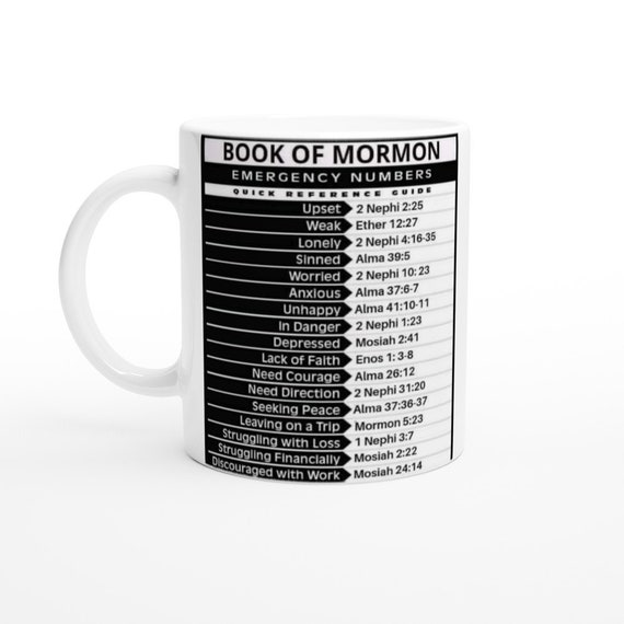 BOM Emergency Numbers 11oz Ceramic Mug