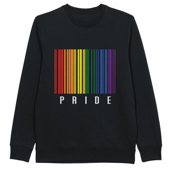 PRIDE BAR CODE Organic Unisex Crewneck Sweatshirt