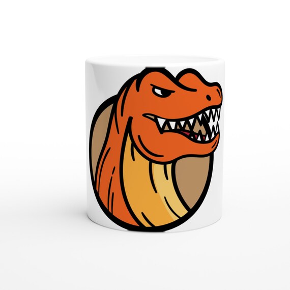 Smiling Dino 11oz Ceramic Mug