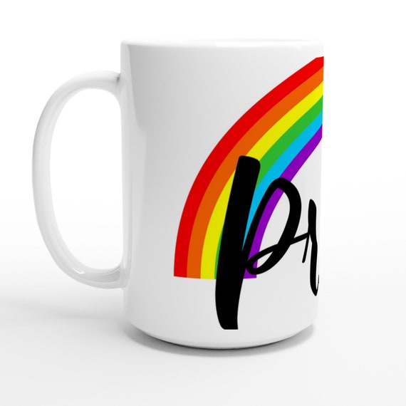 Pride Rainbow 15oz Ceramic Mug