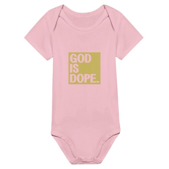 God is Dope Classic Baby Short Sleeve Bodysuit