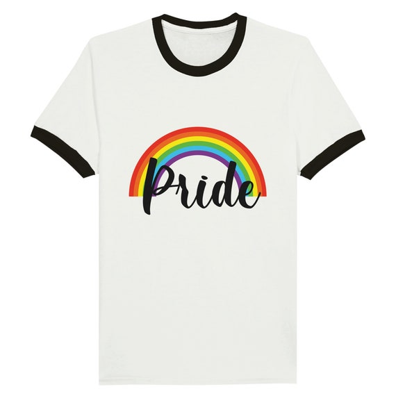 Pride Rainbow Unisex Ringer T-shirt
