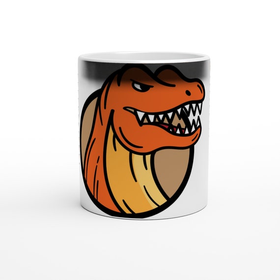 Smiling Dino Magic 11oz Ceramic Mug