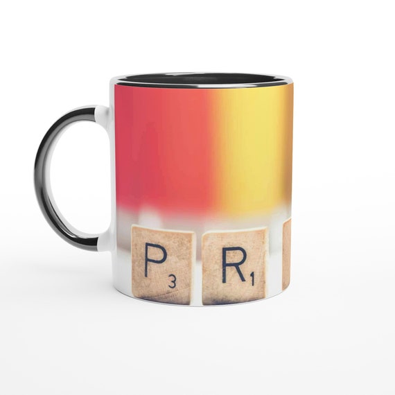 PRIDE  11oz Ceramic Mug with Color Inside