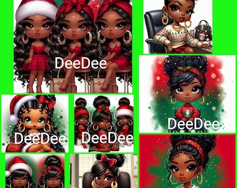 Christmas Girl Graphic (Digital Download)