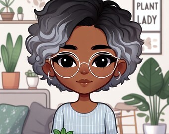 Plant lady graphics