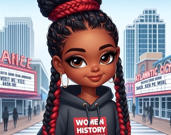 Women's History Month girl