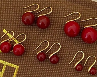 Cherry Hook Earrings