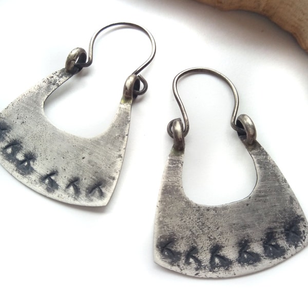 Sterling Silver Earrings - Hoop Earrings -  Small Size