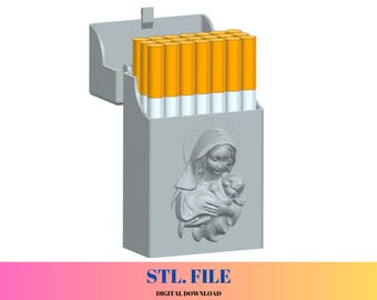 Cigarette Box 3D Print STL File | Cigarette Case | 3D Digital File | 3D  Printed Files | 3D Printed | 3D Model | STL - Etsy