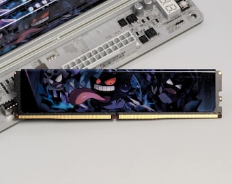RAM Heatsink Cooler - Gengar - 4 Pack - DDR5 DDR4 DDR3
