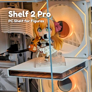 Shelf 2 Pro - RGB Floating PC Shelf for Figure - 120mm Fan Accessories