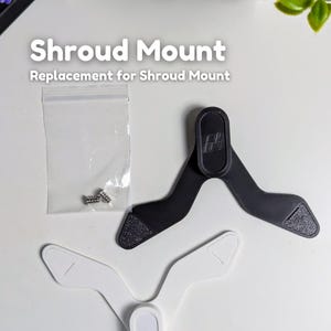 PartZoid Shroud Mount Replacement - Gaming Computer PC Fan Cover Grill 120mm 140mm Case Fans