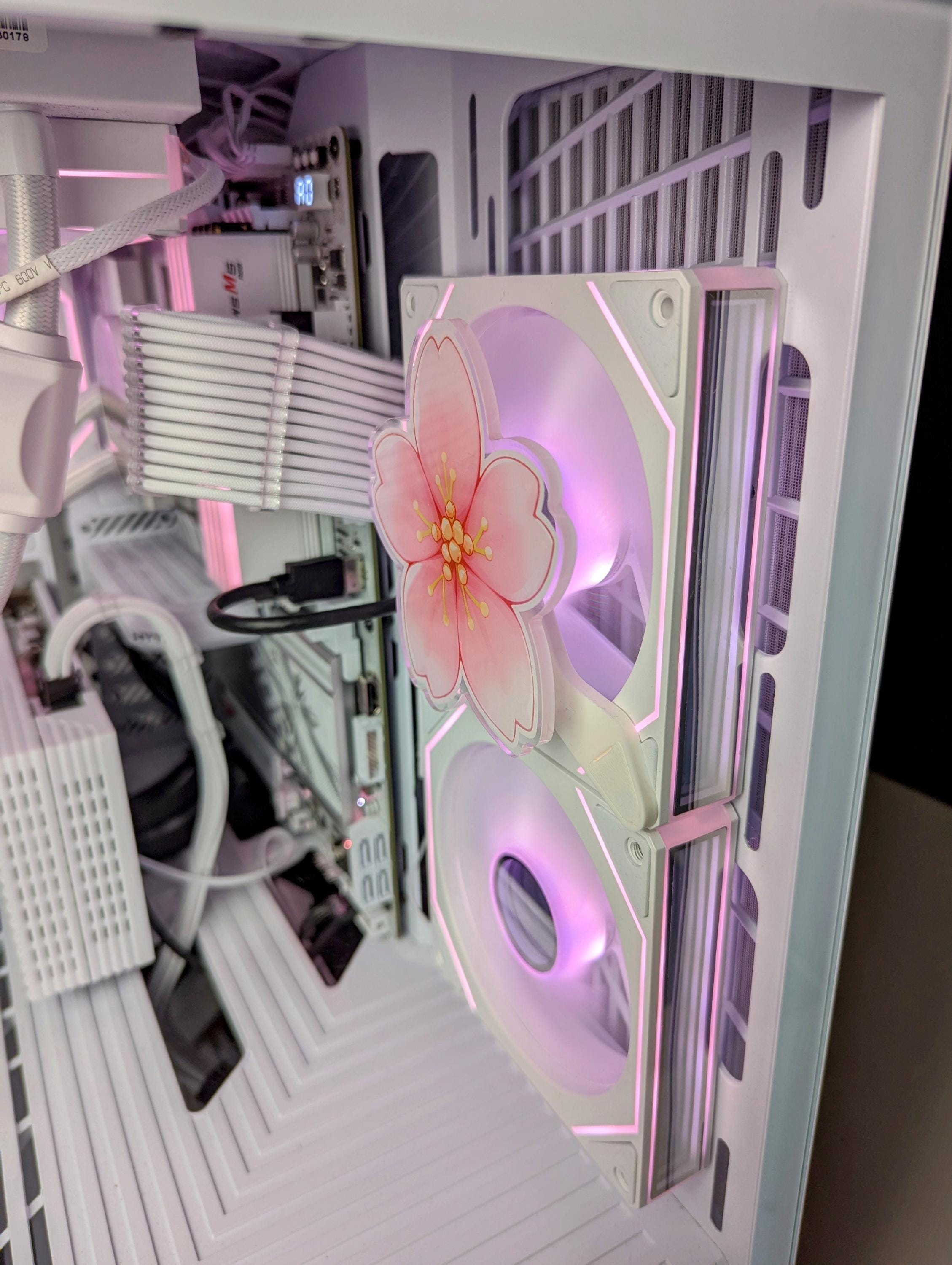 Floral - PC Fan Shroud - Sakura Fan Shroud Floral Fan Shroud Gaming ...