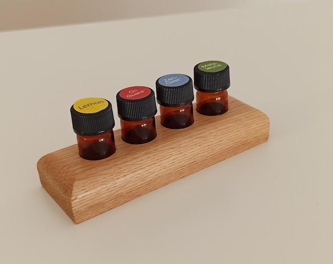 Esszenciális illóolajtartó 4db 2ml doTERRA palack (mintaüveg, fűszerolaj) tárolásához