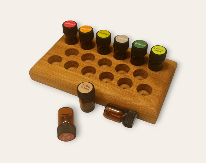Esszenciális illóolajtartó 17db 2ml doTERRA palack (mintaüveg, fűszerolaj) tárolásához