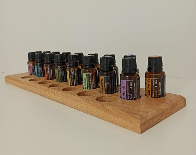 Esszenciális illóolajtartó 24db 15ml doTERRA palack tárolásához 3 sorban