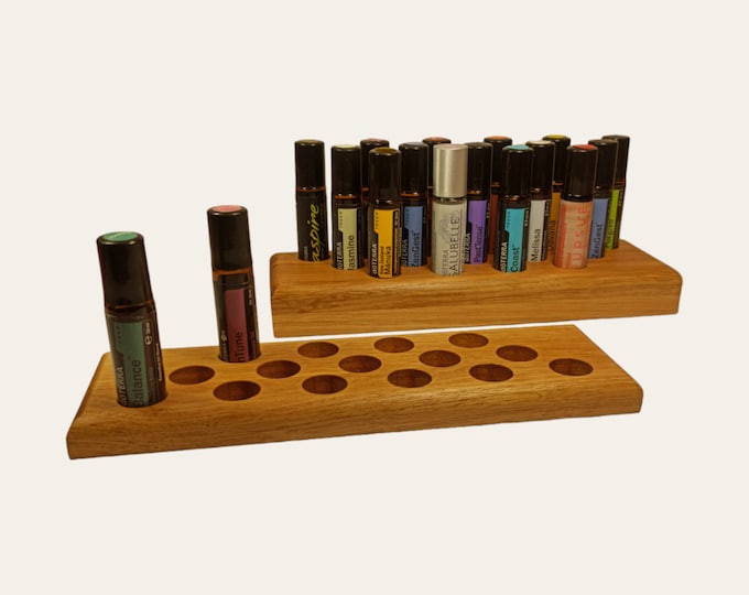 Esszenciális illóolajtartó 15db 10ml doTERRA Roll-on tárolására 3 sorban