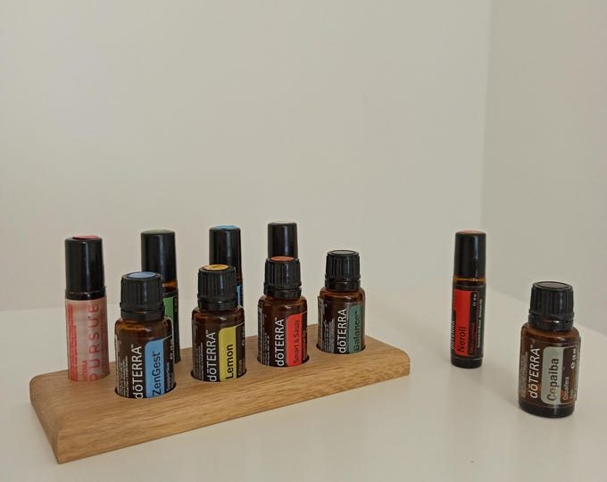 Esszenciális illóolajtartó 4db doTERRA Roll-on és 4db 15ml palack tárolásához