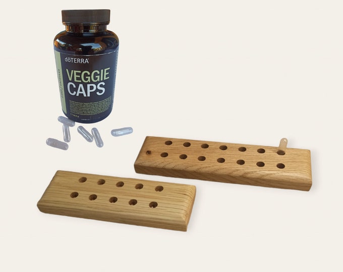 Esszenciális illóolajtartó doTERRA Veggie Caps (zöldségkapszula) tárolásához