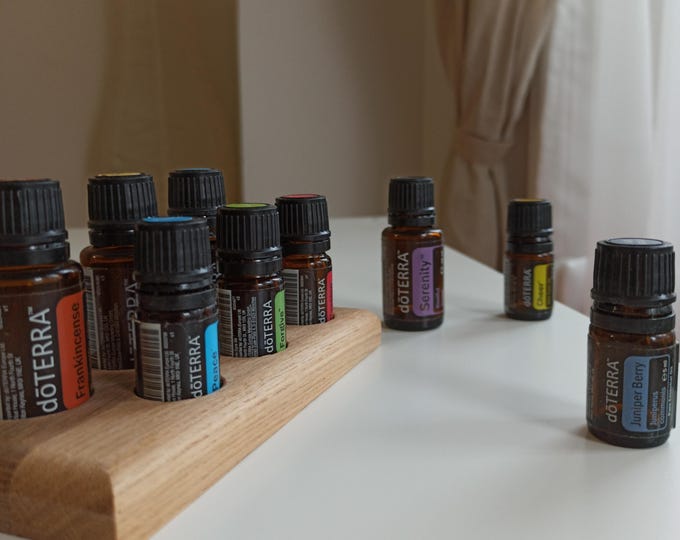 Esszenciális illóolajtartó 3x15ml + 3x5ml doTERRA palack tárolásához
