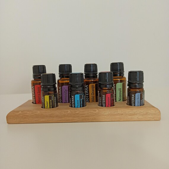 オーク エッセンシャルオイルホルダー 4本入り 15mlと5ml 2列 - Etsy 日本