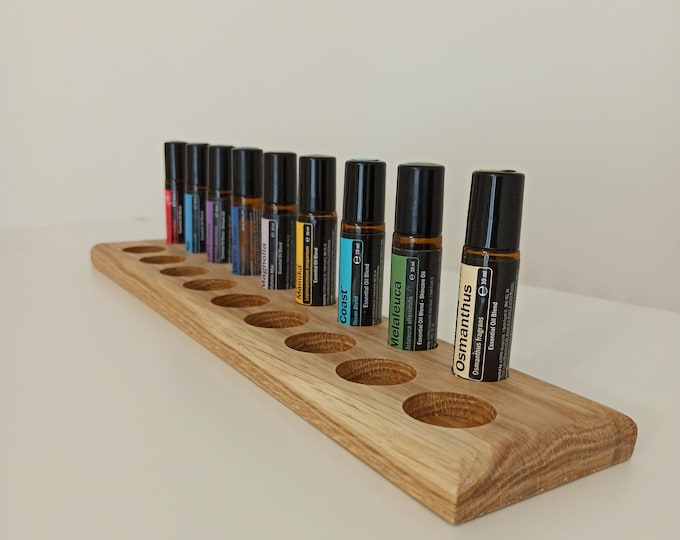 Esszenciális illóolajtartó 9x10ml doTERRA Rollon és 9x15ml palack tárolásához