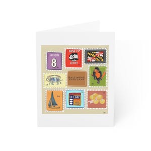 Tarjeta de felicitación de Baltimore Stamps