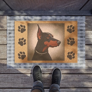 Dobermann Pinscher, Fußmatte
