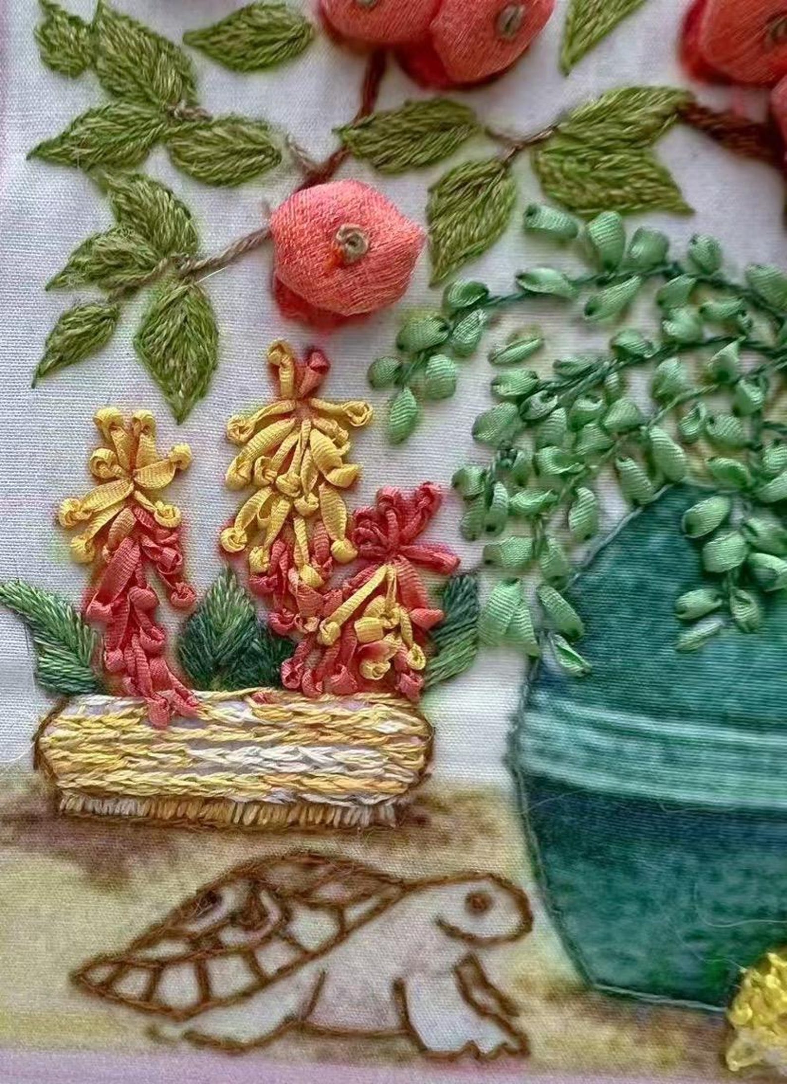 3D Orange Ribbon Embroidery Kit: Stumpwork DIY Set With Video - Etsy