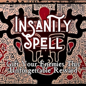 Insanity Spell, Powerful Revenge Spell, Insanity Curse to Curse Your Enemy, Wiccan Hex Spell,Witchcraft for Enemy Curse Spell,Bad Luck Curse