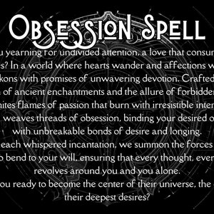 Obsession Spell, Strong Obsession And Control Spell, Black Magic Love Spell image 2