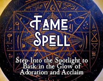 Fame Spell, Become Famous Fast Strong Black Magic Spell