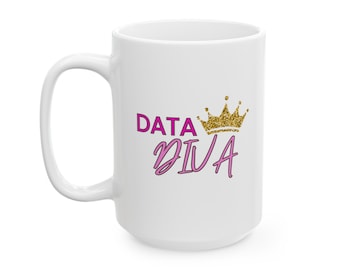 Daten-Becher Tech-Kaffeetasse Daten-Wissenschafts-Kaffeetasse Kaffeebecher für Sie Daten-Liebhaber-Tasse Technik-Becher Informatik-Tasse
