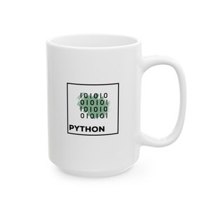 Programmierer Kaffeetasse Coder Kaffeetasse IT Kaffeetasse Tech Kaffeetasse Python Kaffeetasse Daten Geschenk Datenbecher - Python Bild 3
