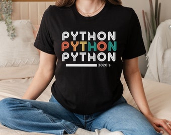 Camisa de ciência de dados presente de dados análise de dados camiseta ciência da computação camisa de programação python camisa de codificação para codificadores unissex retro